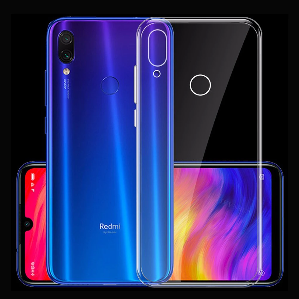 Чехол для Xiaomi Redmi Note 7 на ультратонкий прозрачный защитный чехол из ТПУ Note7 pro |