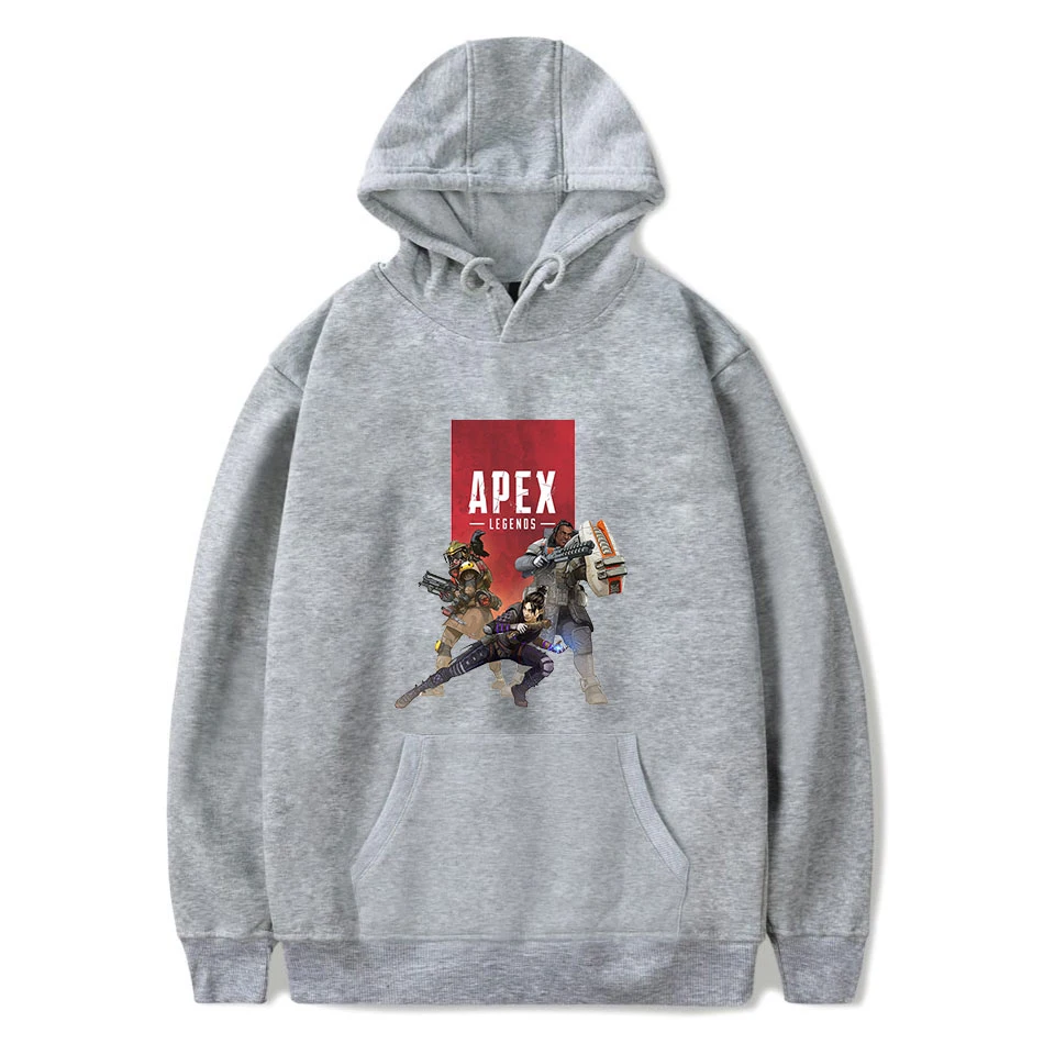 Модные APEX легенды толстовки классические черные хлопковые мужские/wo мужские