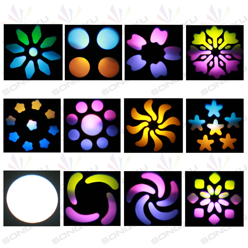 4 шт. оптовая продажа Lyre 16 граней Призма сенсорный экран луч 230 7R движущийся