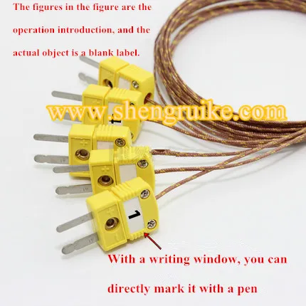 Стеклянная оплетка изолированный Тип K термопара провод из стекловолокна датчик