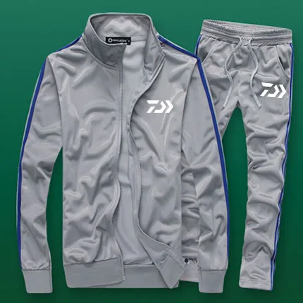 Для мужчин демисезонный дайв Рыбалка костюмы комплект открытый Sportsuit Рыбалка рубашки для мальчиков Дава Спортивная на молнии пальто