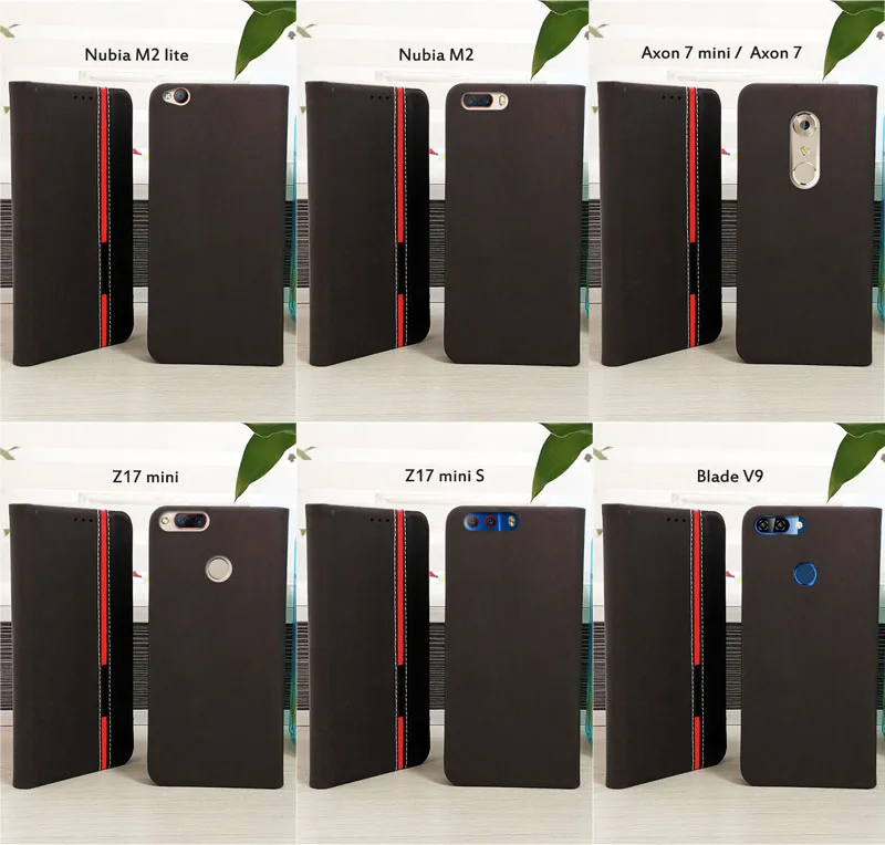 Чехол для zte blade v9 nubia m2 lite axon 7 z17 mini s задняя крышка телефона флип искусственная
