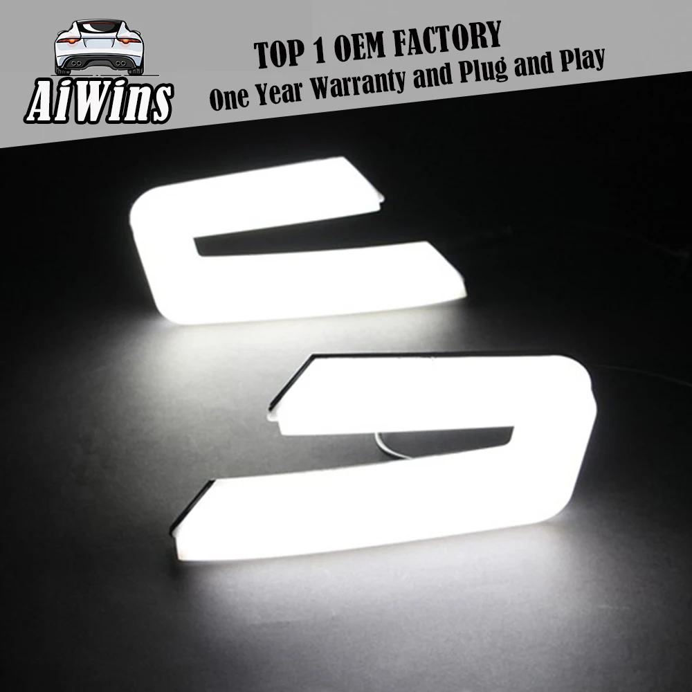 Aiwins для Honda Accord 9th 2013 2015 светодиодный DRL светильник дневного света с высокой