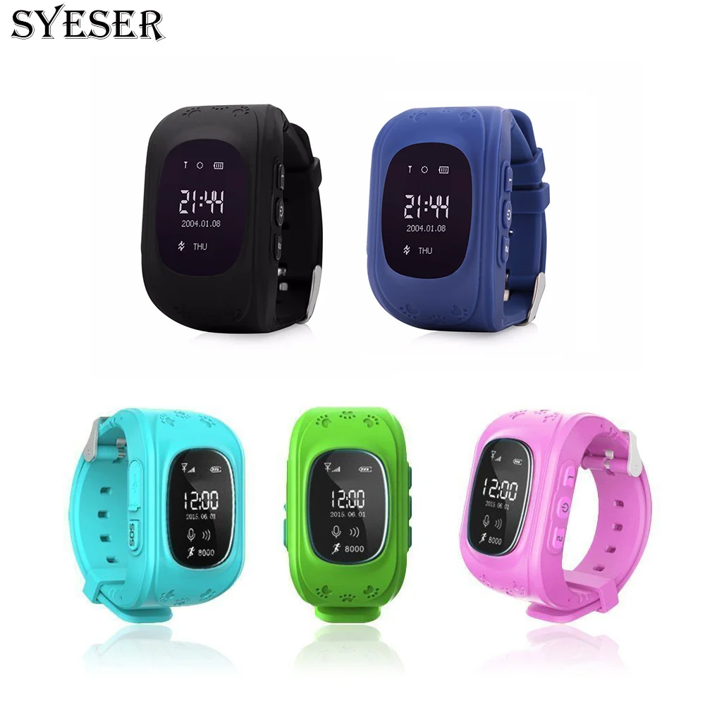 Syeser Q50 анти потеряла ребенка GPS трекер Smart Watch passomete GSM телефон с сим карты дети