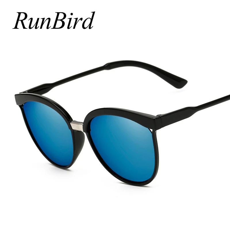 Солнечные очки RunBird кошачий глаз для женщин брендовые дизайнерские винтажные