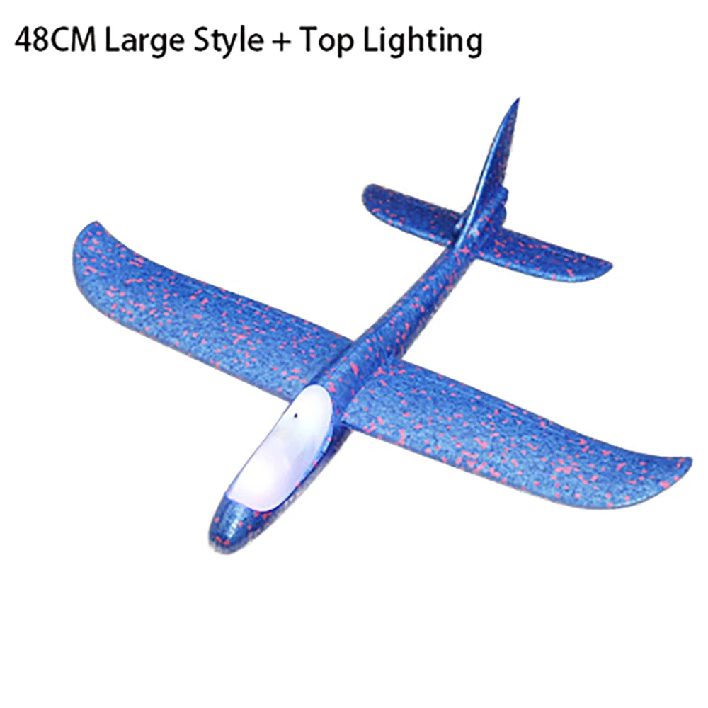 48cm Children DIY Hand Throw Flying Glider Planes Toys Foam Aeroplane Model Party Bag Fillers Plane | Игрушки и хобби