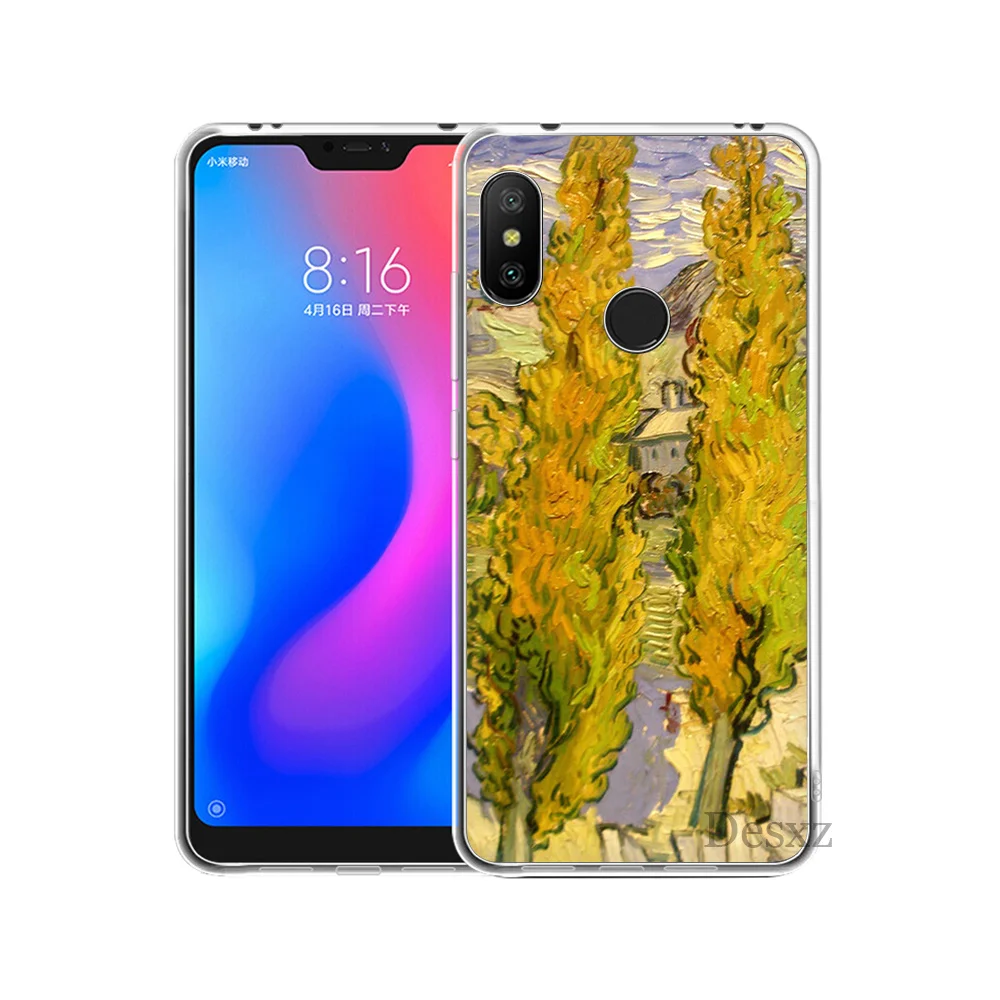 VanGogh чехол для телефона с рисунком &quotКартина маслом&quot Xiaomi Mi 6 8 Lite SE A1 A2 5X 6X Mix 2S F1