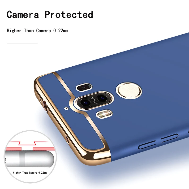 Роскошный чехол с золотым покрытием для Huawei Mate 7 8 9 10 Plus 20 Pro Lite X Armor жесткие чехлы