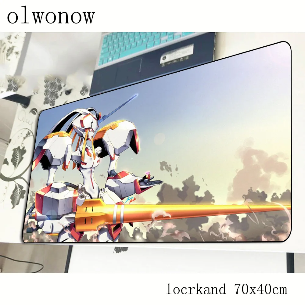 Darling в franxx коврик для мыши 70x40 см HD узор колодки лучший игровой геймер модные