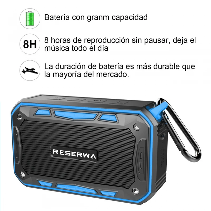 Резерва Bluetooth динамик портативный беспроводной s радио встроенный микрофон