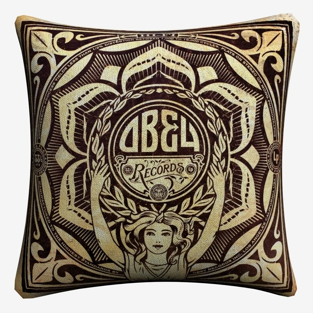 Шепард Фейри классический Цитата декоративное хлопковое белье Наволочка на