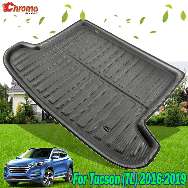 Специально разработанный коврик для обуви Hyundai Tucson TL 2019 2018 2017 2016 задний багажник
