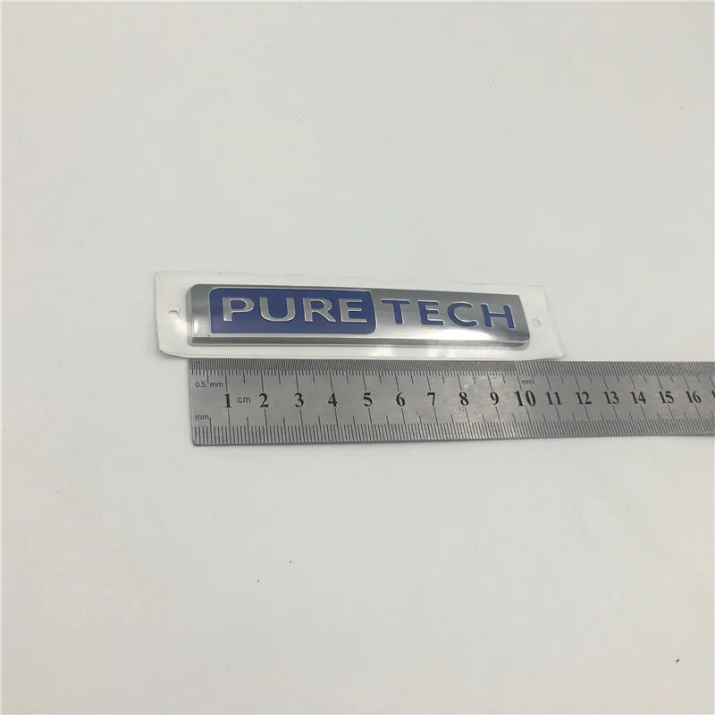 big size 107mm Для peugeot 206 207 208 301 306 307 308 406 508 350 400 THP GT Puretech чистый Tech эмблема хвостовая часть для открытой автомобильной двери с эмблемой крыло наклейка - Название цвета: big size 107mm
