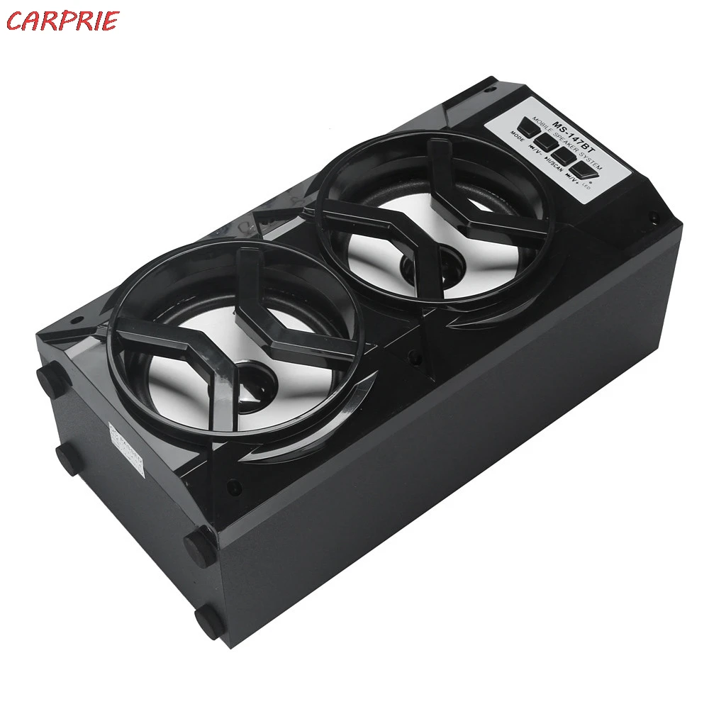 CARPRIE Led Bluetooth беспроводной портативный динамик супер бас с USB/TF/AUX/FM радио большая
