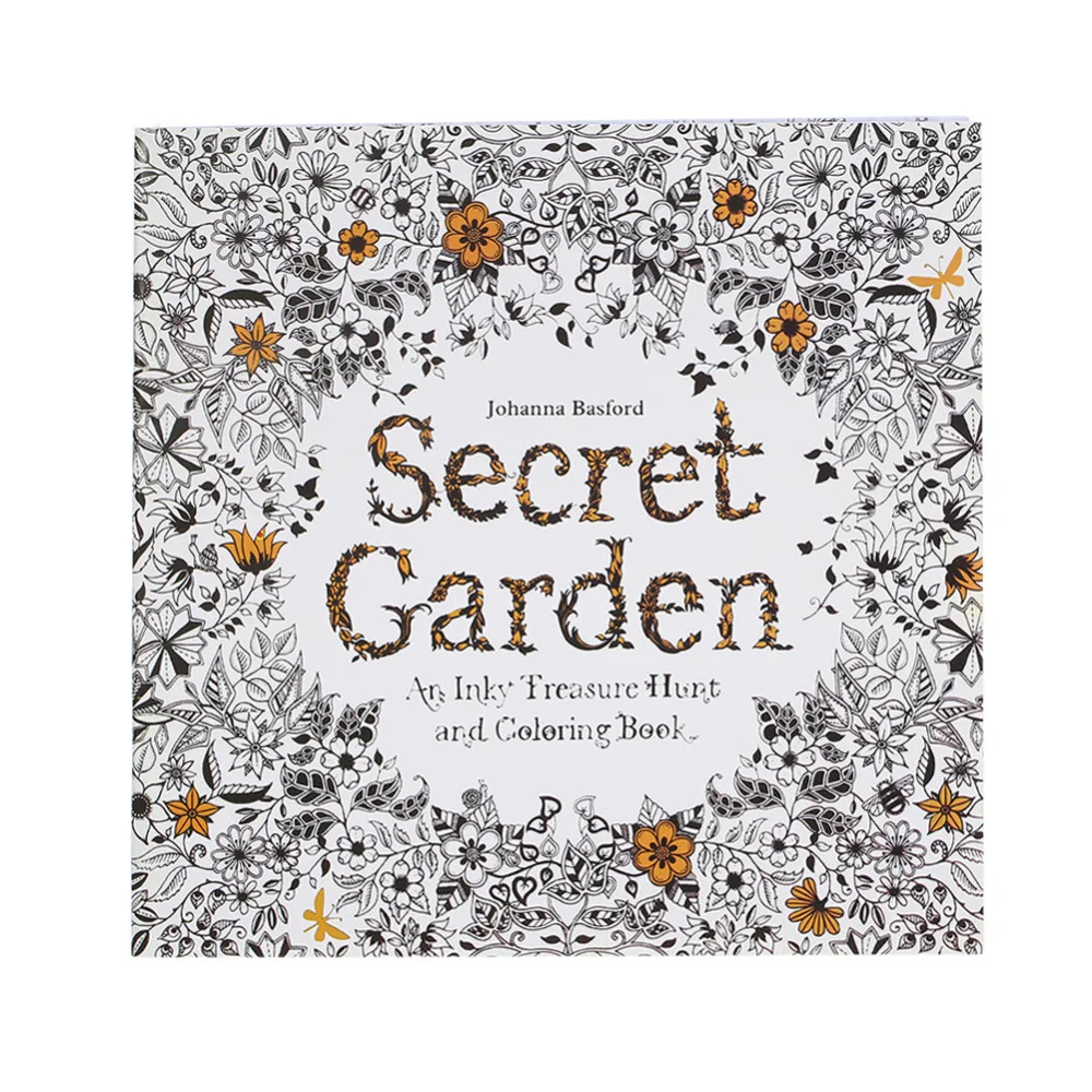 Модные детские носки ручной росписью раскраски книга Secret Garden рисования альбом для рисования для Давление удаления бумага для рисования