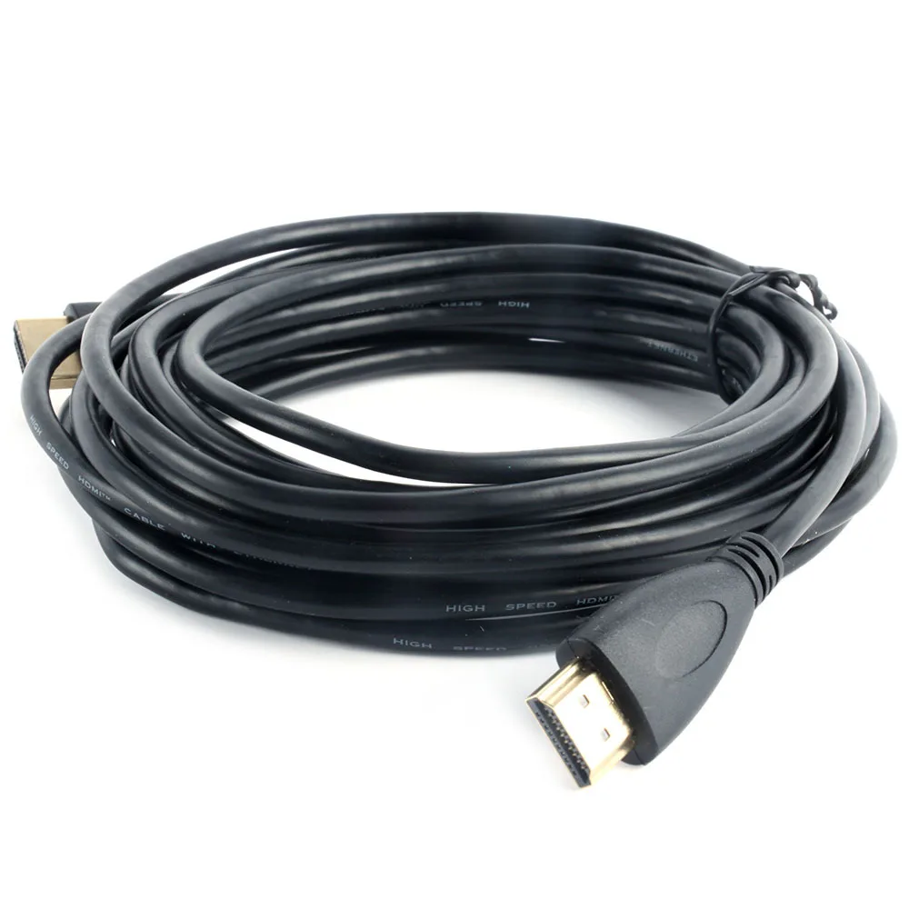 Новый 16Ft 5m HDMI V1.4 AV кабель высокой скорости 3D Full HD 1080P для Xbox DVD HDTV| |