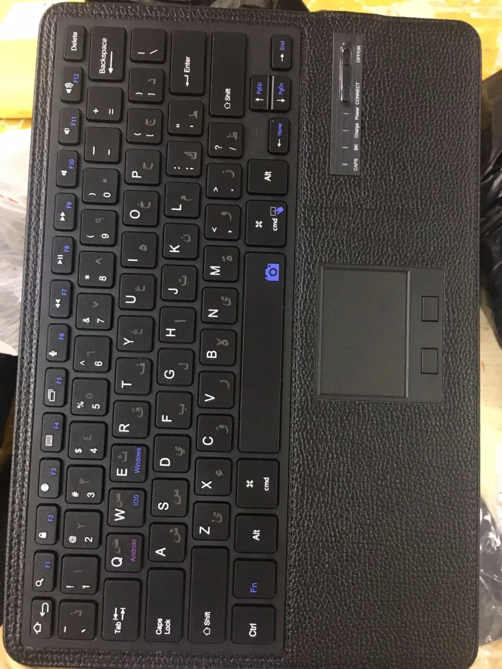 Чехол-подставка из искусственной кожи для samsung Galaxy Note Pro, 12,2 дюймов, P900, P901, P905, Беспроводная Bluetooth клавиатура с арабскими буквами