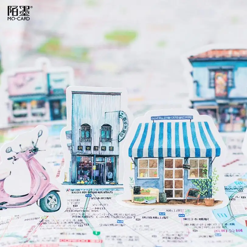 40 шт./лот значение бумажных наклеек для путешествий Дневник украшения наклейка