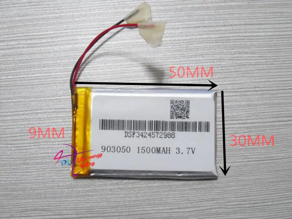 Лучший бренд батареи 3 7 V полимерный литиевый аккумулятор 903050 Электроника