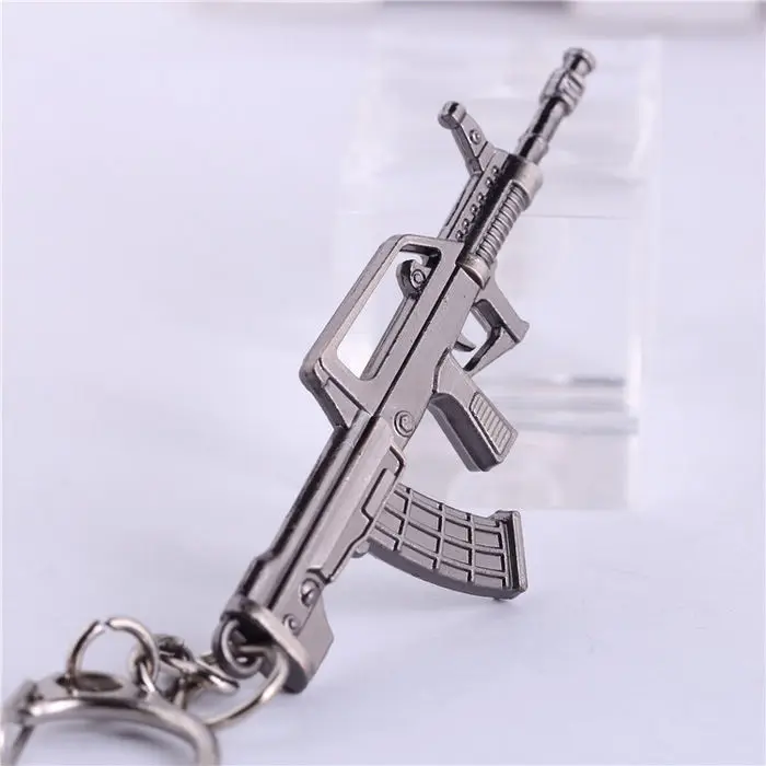 15 Новинка, брелок для ключей против удара AK47 с пистолетами для мужчин CS GO Sniper M4A1, брелок для ключей, ювелирные сувениры, подарки - Цвет: 15