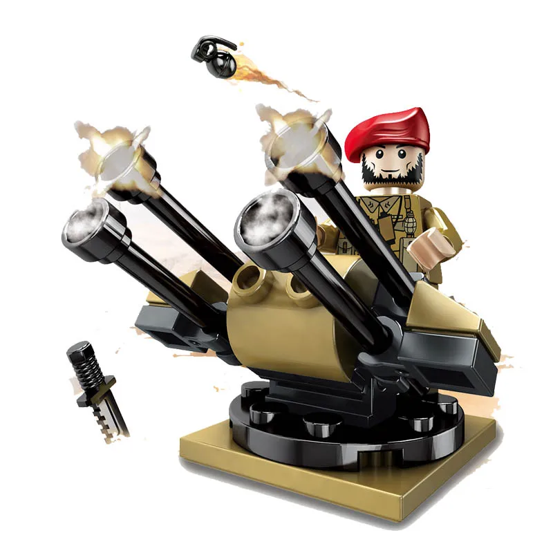 Игрушечные строительные блоки kitooz WW2 английские армейские воины битва имфала во