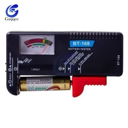 Универсальный цифровой тестер батареи BT168 проверки напряжения для AA AAA 9V кнопки