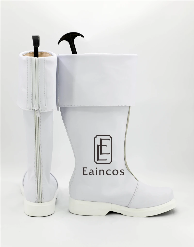 Anime My Hero Academia Todoroki Shoto Cosplay Party Shoes White Boots Customized Size | Тематическая одежда и униформа