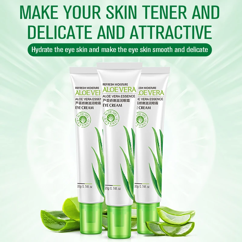 

Natural Aloe Moisurizing Eye Serum Anti for Dark Circles, Puffiness, Wrinkles And Bags Most Effective Anti-Aging Eye Cream