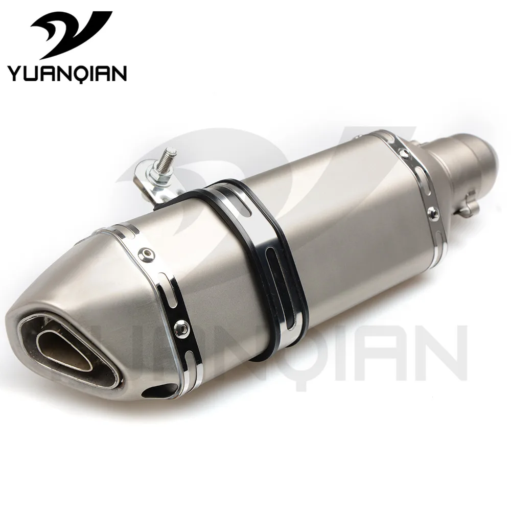Universal Stainless steel motorcycle exhaust pipe muffler inlet 51mm FOR KAWASAKI Z250 Z750 Z800 Z1000 ZR800 ZRX1200 | Автомобили и