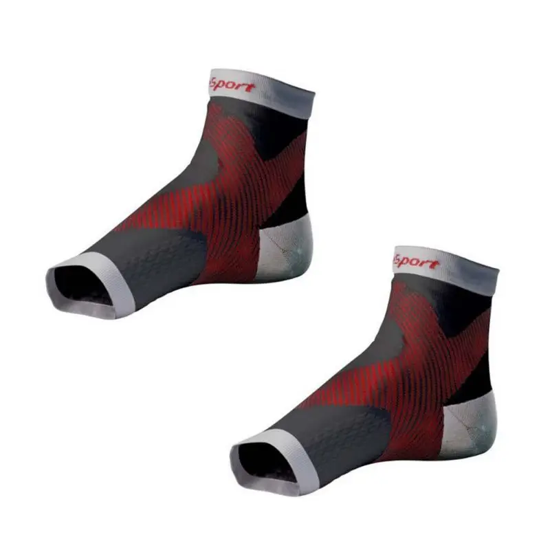 1 Pair Ankle Support Printed Cotton Nylon Foot Sleeve Heel Cover Protective Wrap Sportswear |