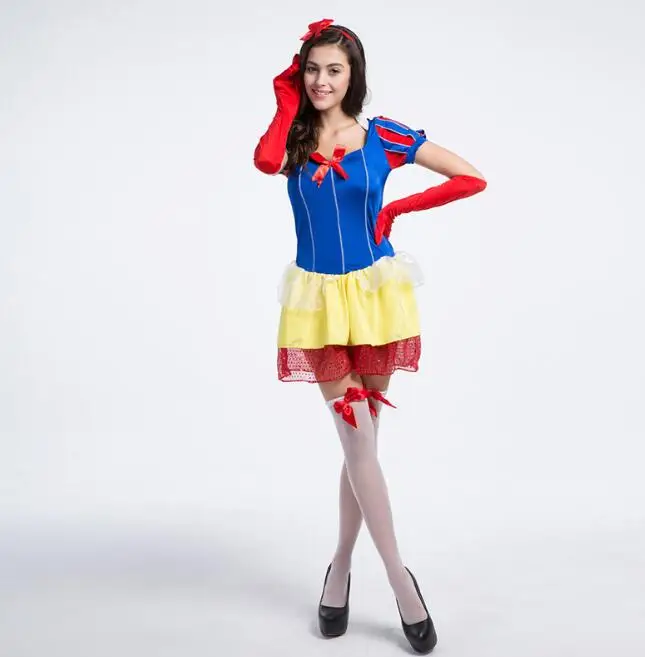 Cinderella Snow White Princess Fairy Tale Costumes for Women Sexy Fancy Halloween Cosplay Costume |