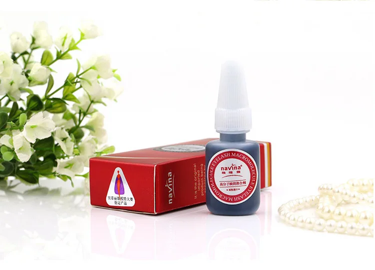 Navina 10 шт./лот новинка оригинальная упаковка профессиональный клей для ресниц г