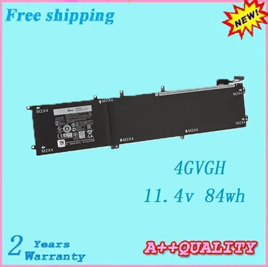 Совершенно новый Аккумулятор для ноутбука Dell 4GVGH 1P6KD XPS 15 9550 батареи бесплатная