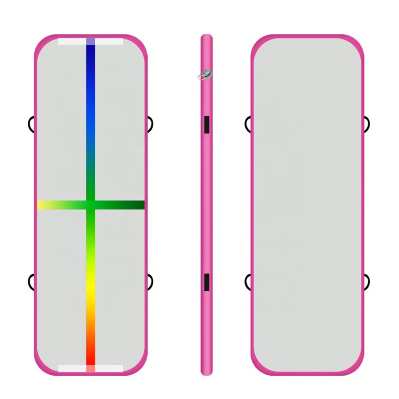 Надувной воздушный пол Rainlow Line с насосом материал для стежка коврик трека