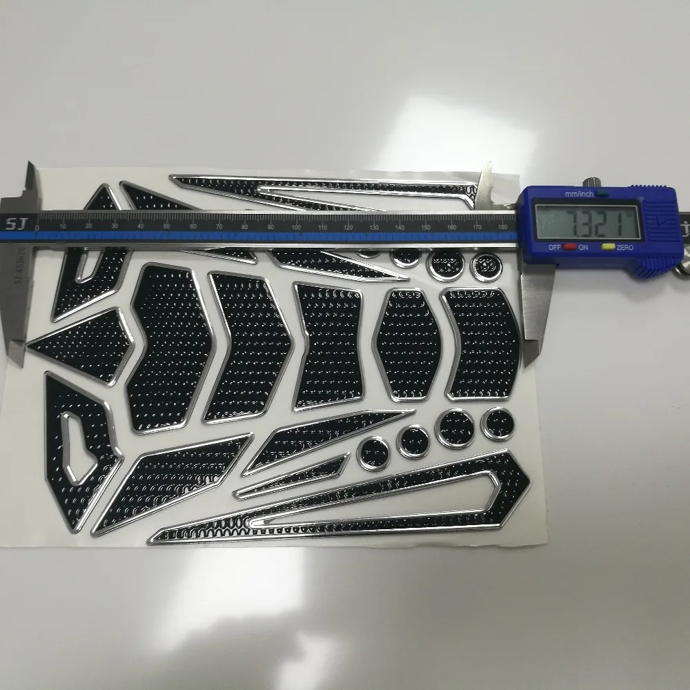Мотоцикл Fishbone череп наклейка газ масло Топливный бак Pad Tankpad протектор подходит