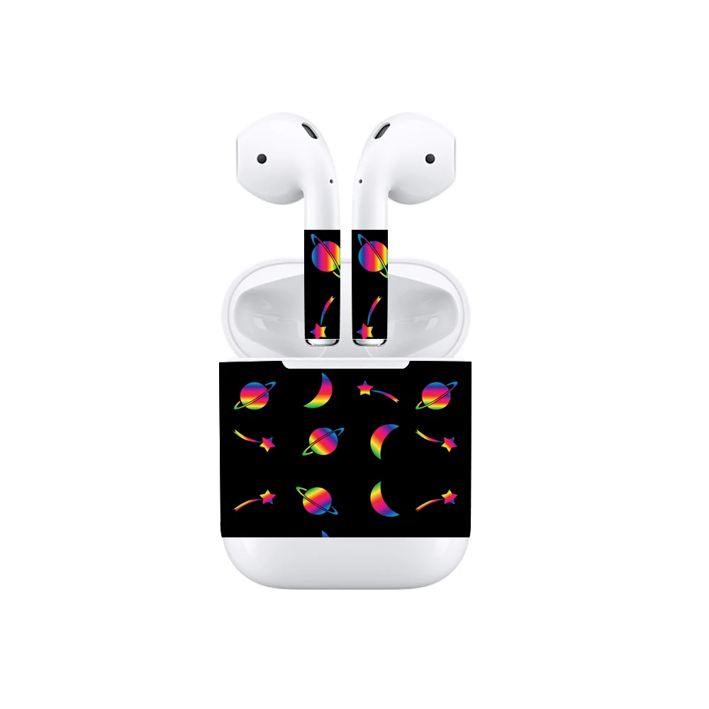Защитные шкуры для Apple AirPods виниловые наклейки наушников Съемная клейкая