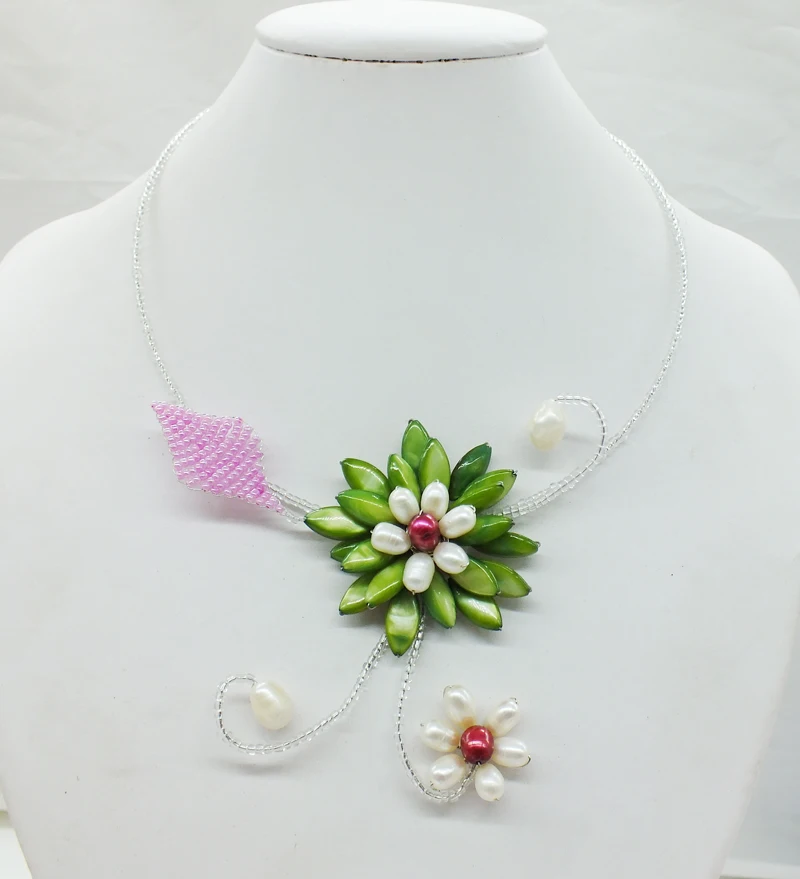 Ожерелье с пресноводным жемчугом 19 дюймов | Украшения и аксессуары