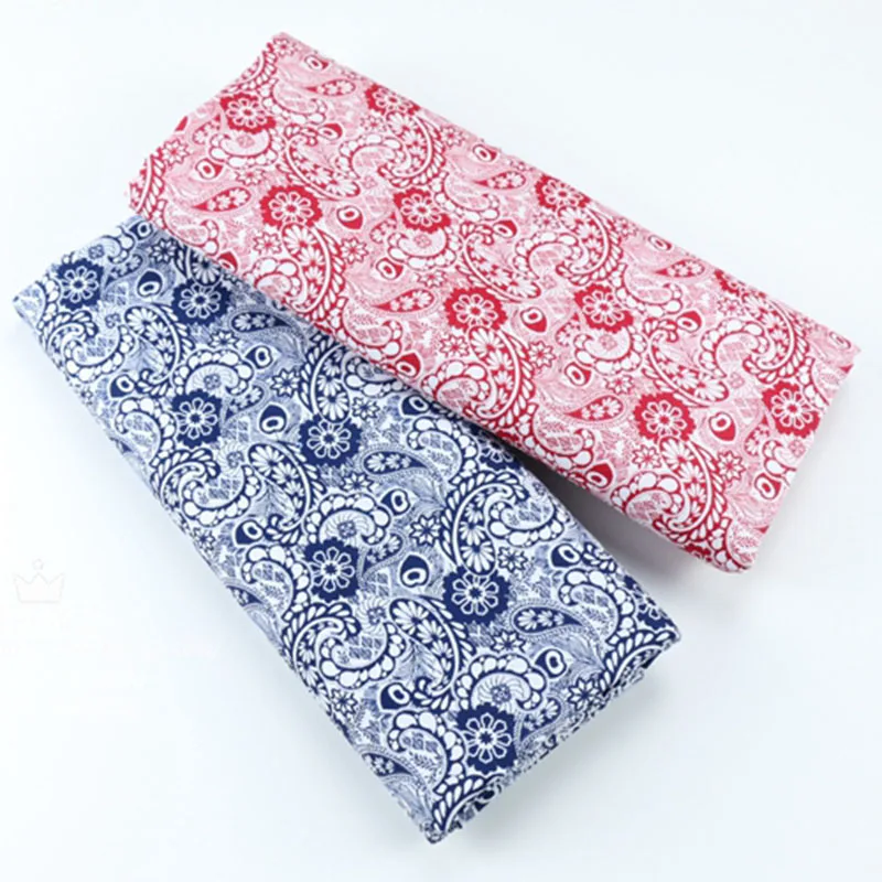 Винтажная печатная 100% хлопковая ткань для квилтинга детей Лоскутная Ткань