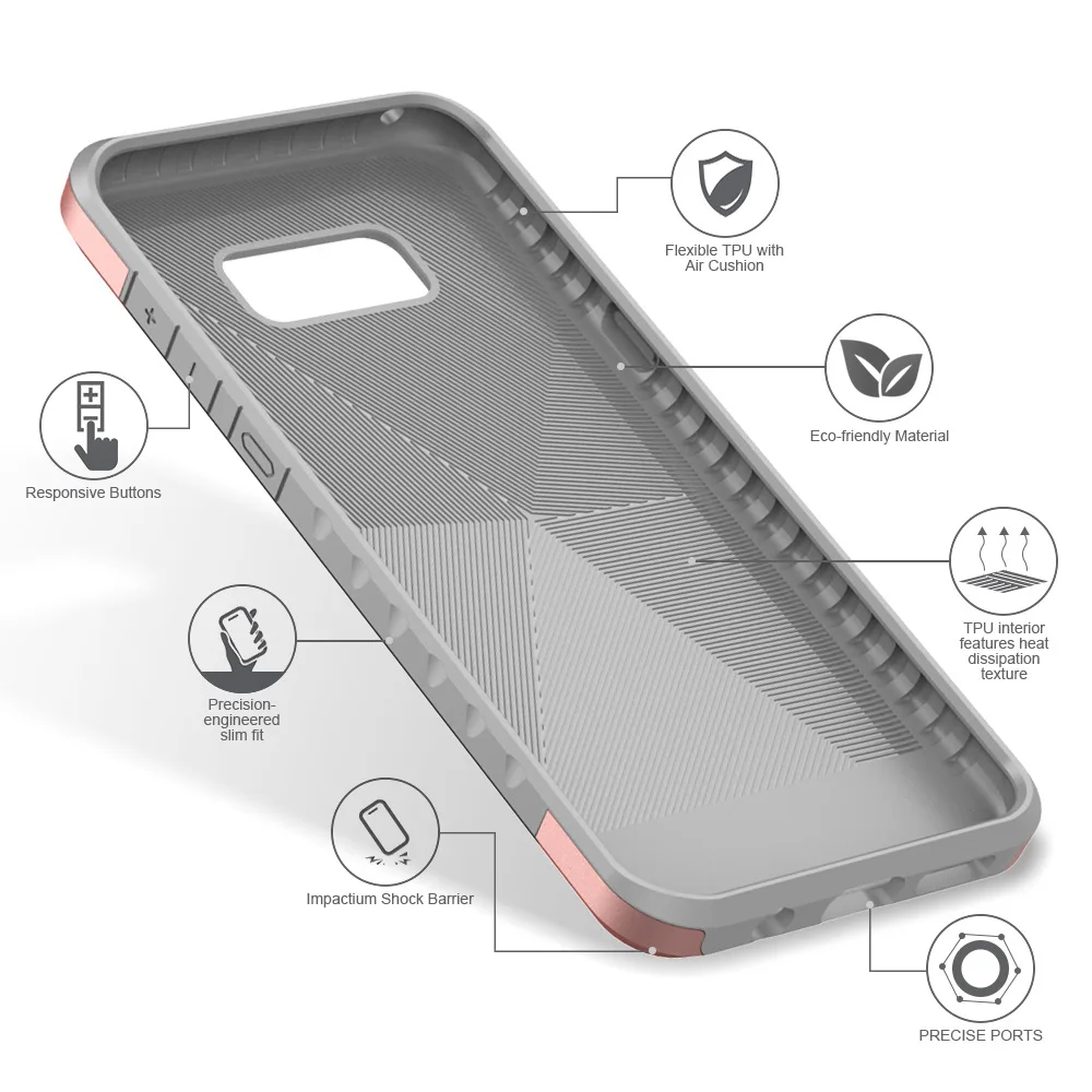 Сверхмощный двухслойный тонкий армированный чехол для смартфона ZTE Max XL N9560 6 0