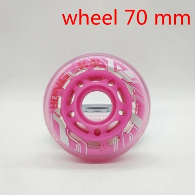 wheel 70 Детские роликовые колеса 64 мм 70 мм 72 мм 82 А, синие колеса - Цвет: wheel 70