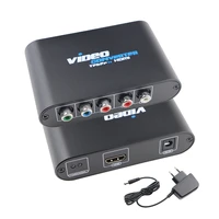 component to hdmi converter 5rca rgb ypbpr to hdmi converter supports 1080p video audio adapter for dvd psp xbox 360 ps2