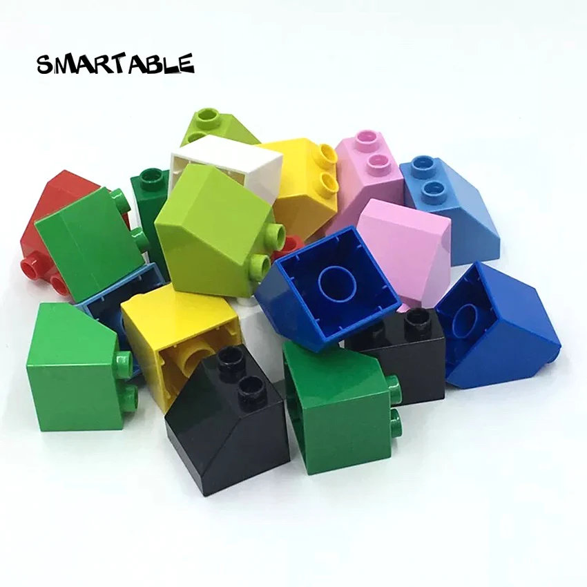 Кубики Smartable большие склоны 45 2x2 детали для сборки совместимы с основными