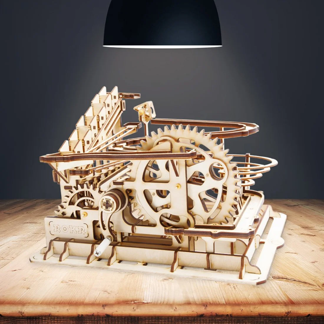 Водопроводное колесо форма 3D картина головоломка DIY собрать Стволовые игрушки для детей Braining