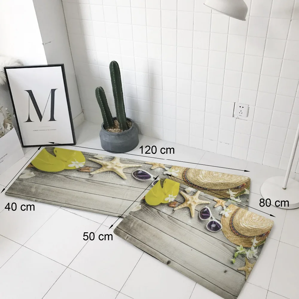 Главная capret Морская раковина Приморский Пейзаж раковины судовой Якорь печатный