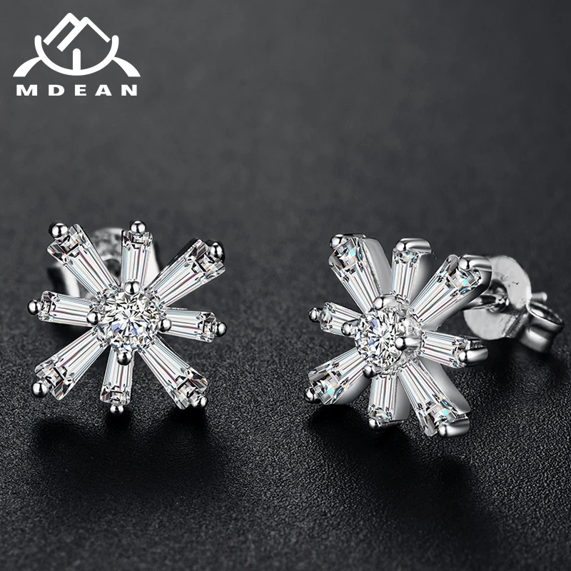 Серьги подвески MDEAN модные серьги белого и золотого цвета ювелирные изделия для