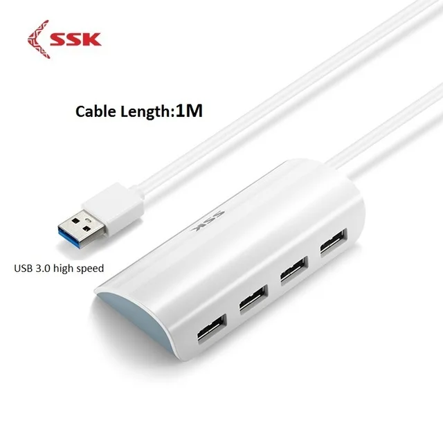 SSK SHU808 портативный USB3.0 концентратор Высокоскоростной 4 порта usb хаб USB