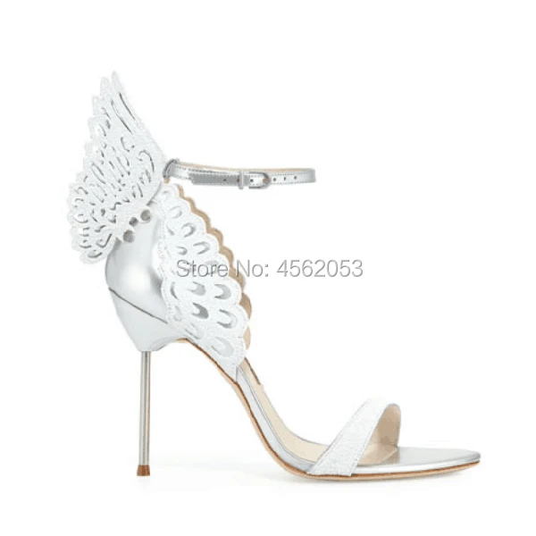 Женские летние туфли с ремешком на щиколотке и высоким каблуком