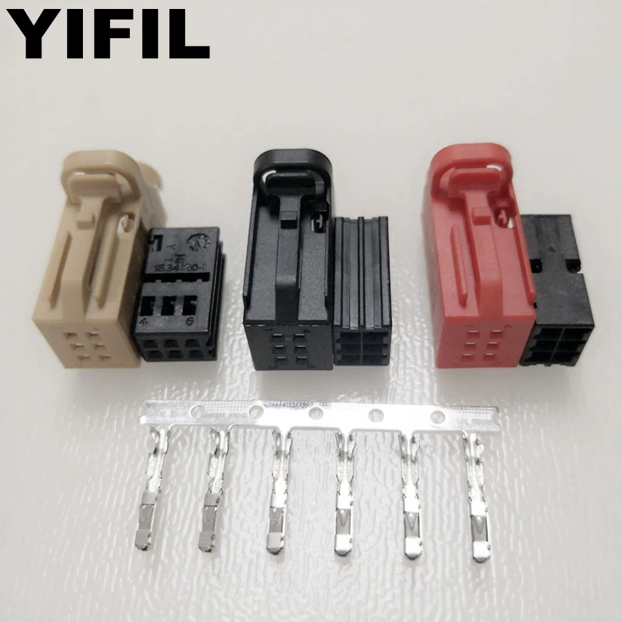 2/4 шт./лот TE 6 Pin/способ шины для легковых автомобилей Давление сигнализации Разъем для Volkswagen Golf CC Джатта Skoda Fabia Audi A3 A4 4D0 971 636