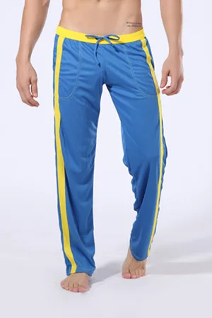 2pcs/lot Quick-Drying Polyester Cloth Trousers Tights Homewear Mens Sexy Erotic Homens Cargo Pants For Men Cotton 2005-CKU | Мужская