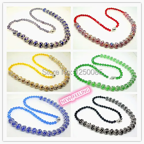 Красивый цветок распорка хрустальные бусы ожерелье браслет серьги ювелирный